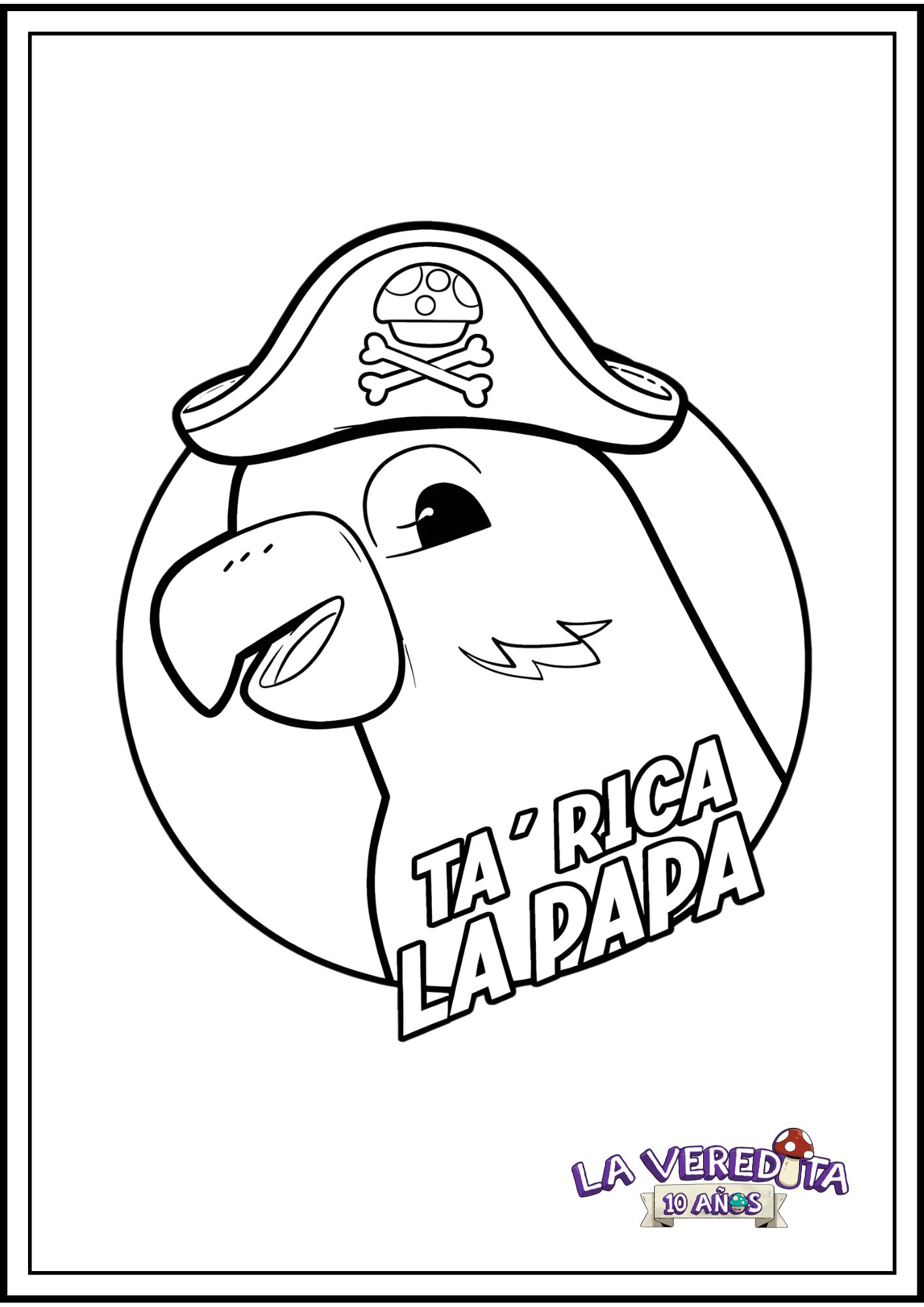 Poster para colorear 12